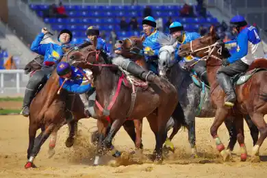 Казахстанские кокпаристы взяли «золото» на Всемирных играх кочевников