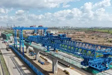 В сторону Косшы подняли первую балку для Tarlan Astana