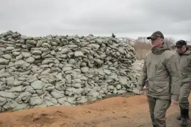 Под Петропавловском возвели дамбу высотой 1,5 метра