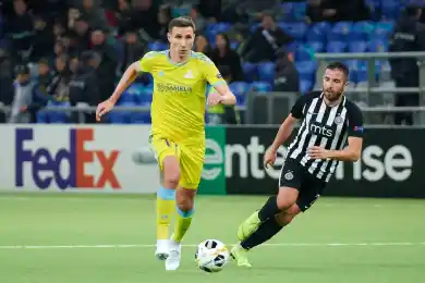 «Астана» неожиданно проиграла дома «Партизану» в матче Лиги Европы 