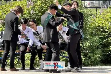 Как выпускники Астаны прощались со школой