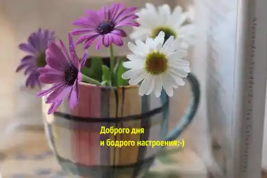 С добрым утром, желаем отличного дня!