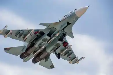 В Карагандинской области упал истребитель Су-30СМ