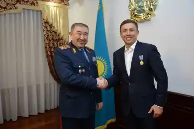 Головкина наградили медалью МВД