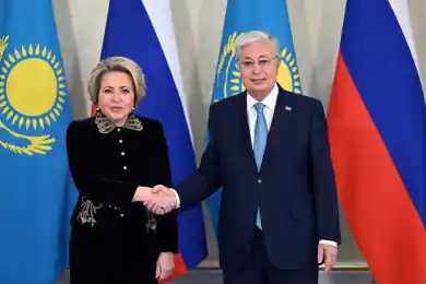 Президент Казахстана встретился со спикером Совета Федерации РФ