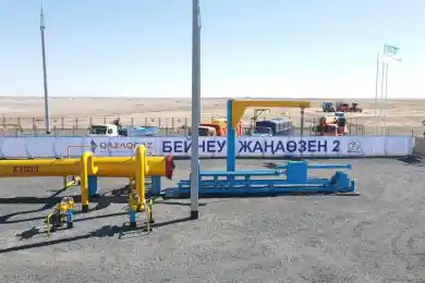 В Мангистау запущена вторая нитка магистрального газопровода Бейнеу-Жанаозен