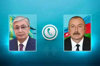 Президенты Казахстана и Азербайджана провели телефонный разговор