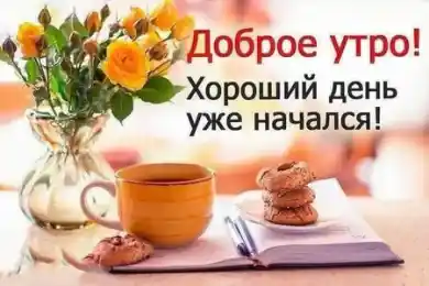 Хороший день уже начался!