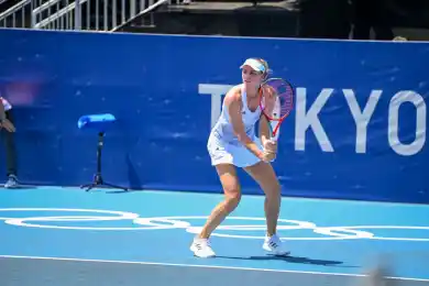 Рыбакина выиграла первый сет у Мугурузы на Олимпиаде в Токио