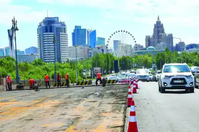 Когда завершится ремонт моста «Тулпар» в Астане