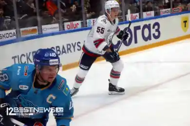 Барыс и Нефтехимик ушли на перерыв с ничейным счетом