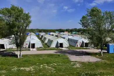 В Алматы проверили готовность полевого госпиталя для больных COVID-19