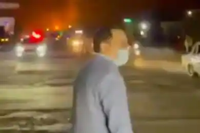 Во время выступления замакима Жамбылской области перед журналистами прогремел взрыв – видео   