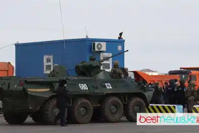 Блокпост под Нур-Султаном