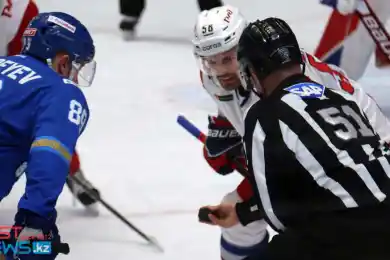 Фото с матча Барыс-Локомотив