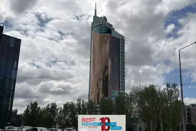 "Зажигалку" проверят: в небоскрёбе Transport Tower идут противопожарные учения