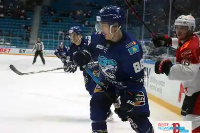 Шайхмедденов во втором звене – состав Барыса на матч с Авангардом