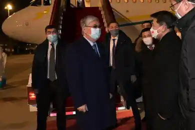 Президент Казахстана прибыл для участия в церемонии открытия Олимпиады-2022