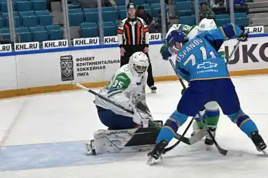 Барыс и Салават Юлаев обменялись голами в первом периоде