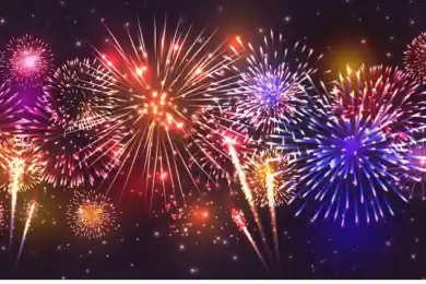 Где смотреть салют на Новый год в Астане