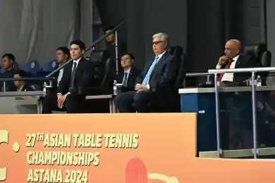 Президент Казахстана посетил финал чемпионата Азии