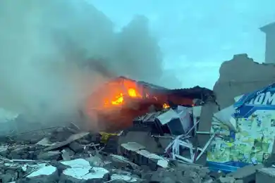 После взрыва в магазине в Темиртау спасена женщина, идут поиски мужчины