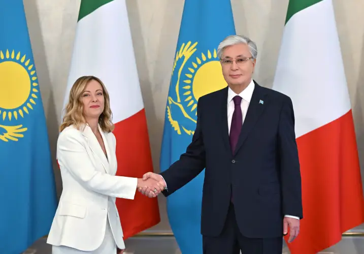 Токаев – Мелони: «Вы являетесь выдающимся и самым заметным политическим деятелем современности»   