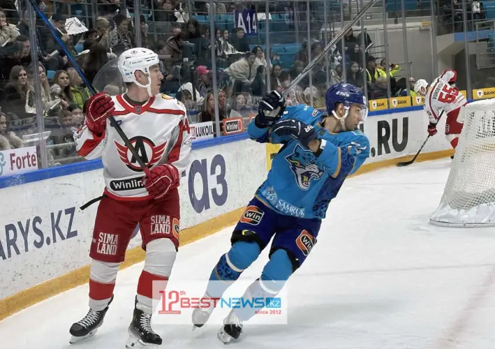 Барыс и Автомобилист обменялись голами