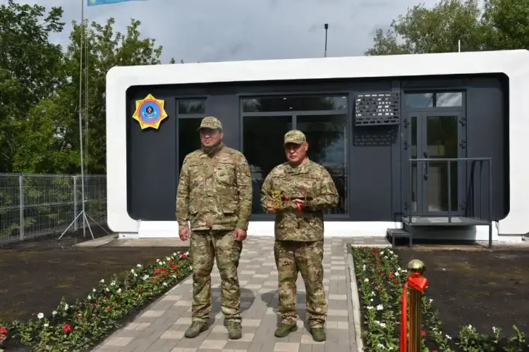 Министр по ЧС Чингис Аринов открыл первую в Казахстане модульную спасательную станцию