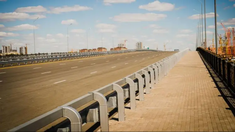 В Нур-Султане через новый мост Улы дала автодвижение откроется с 8 августа