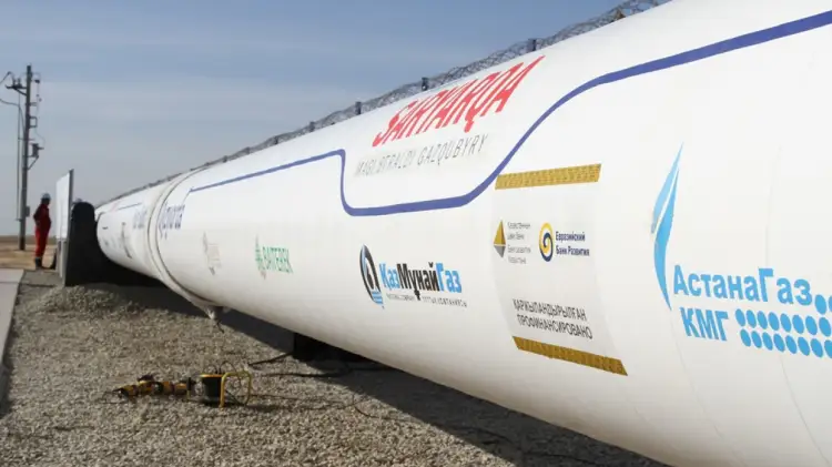 Магистральный газопровод «Сарыарка» достроен и сдан в эксплуатацию