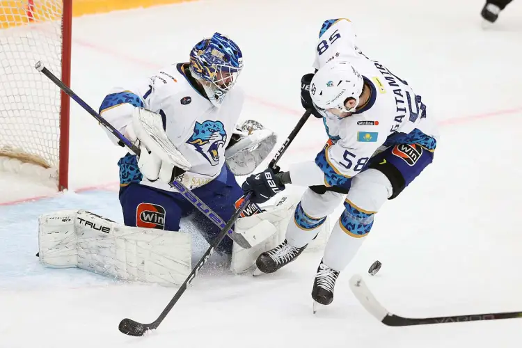 Барыс проведет два выездных матча в чемпионате КХЛ