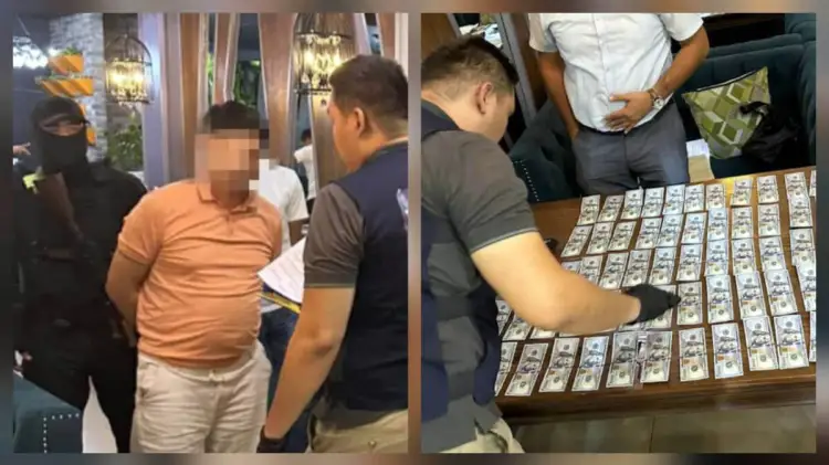 В Туркестане задержали блогера при передаче почти $ 7 тыс