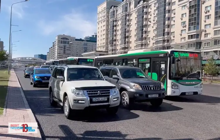 В Нур-Султане запустили движение по Мангилик Ел – видео