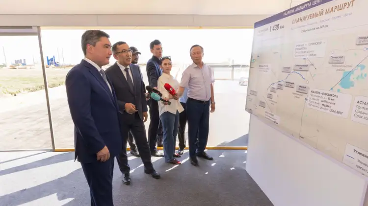 Новая магистраль сократит на 560 км расстояние от Астаны до западного Казахстана