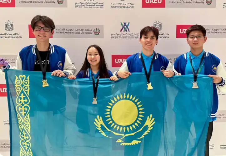 Ученики NIS завоевали три медали в ОАЭ