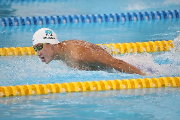 Адильбек Мусин завоевал бронзу в плавании на 100 метров на Азиатских играх