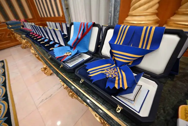 Секретарь СовБеза, сенатор Кожаев, глава Антикора награждены орденами