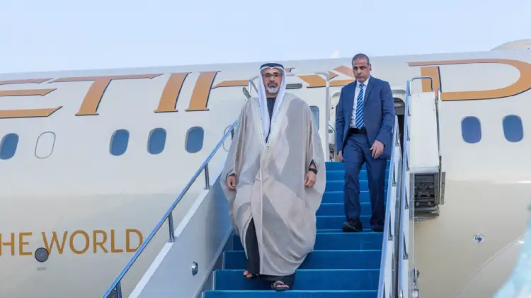 Наследный принц Абу-Даби прибыл в Астану 