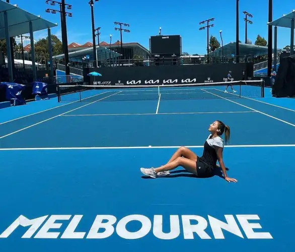 Зарина Дияс эмоционально отметила выход во второй круг Australian Open - видео