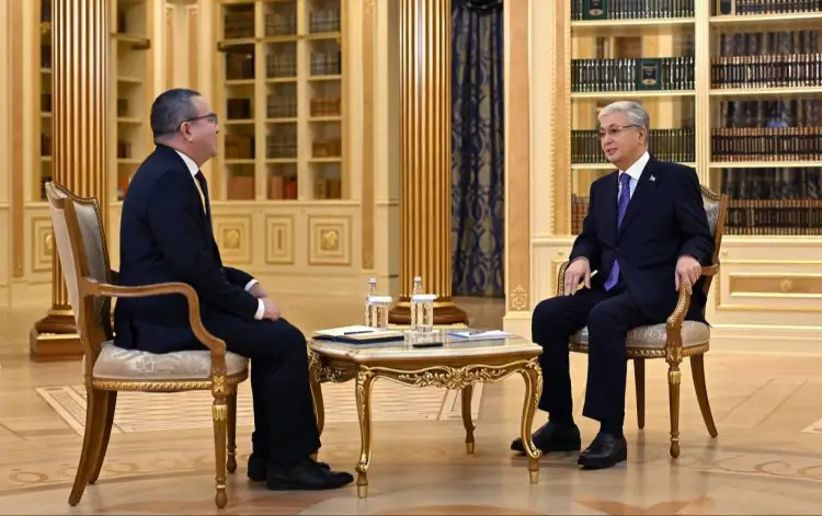 Президент Казахстана дал большое интервью