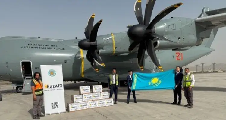 Казахстан направил 3,3 тонны медикаментов в Афганистан
