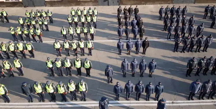 Полиция Алматы переведена на усиление