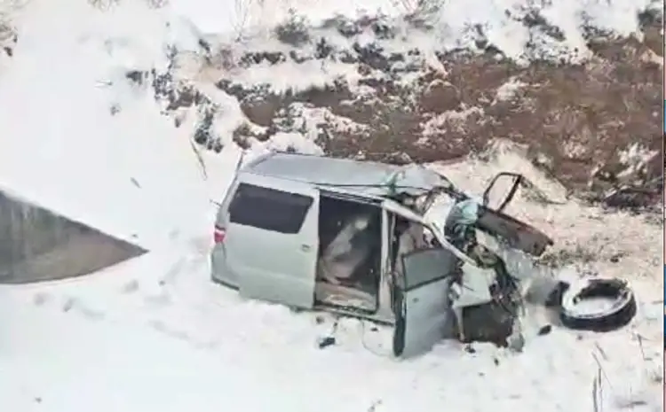 Одна девочка выжила - семеро погибли в ДТП на трассе Алматы-Екатеринбург