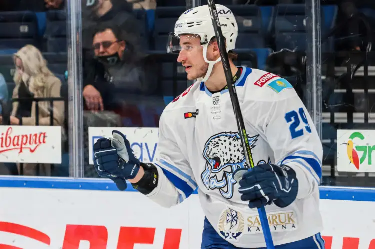 КХЛ отметила хет-трик игрока «Барыса» - видео