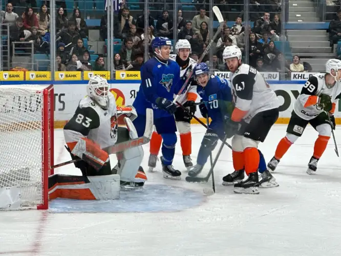 "Барысу" не засчитали гол в первом периоде