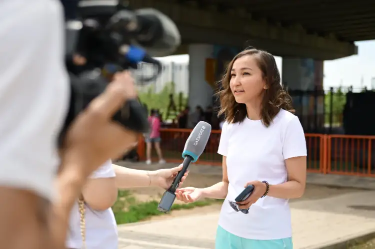 Как в Казахстане отметили Международный Олимпийский день