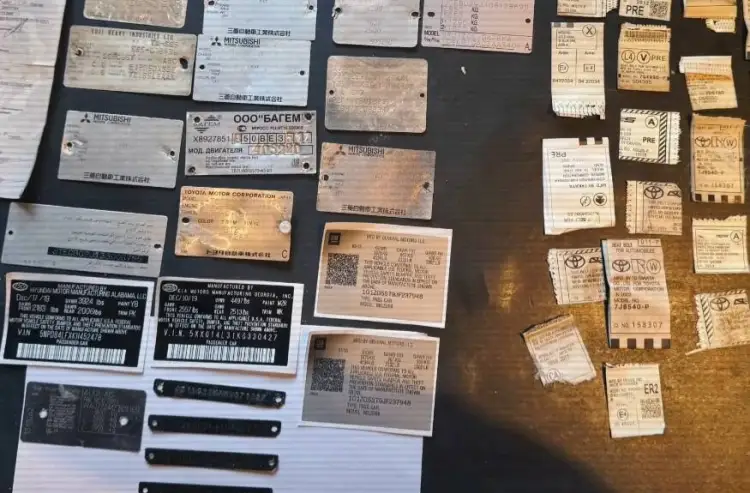 Перебивали VIN-коды: в спецЦОНах Алматы незаконно зарегистрировали 150 авто
